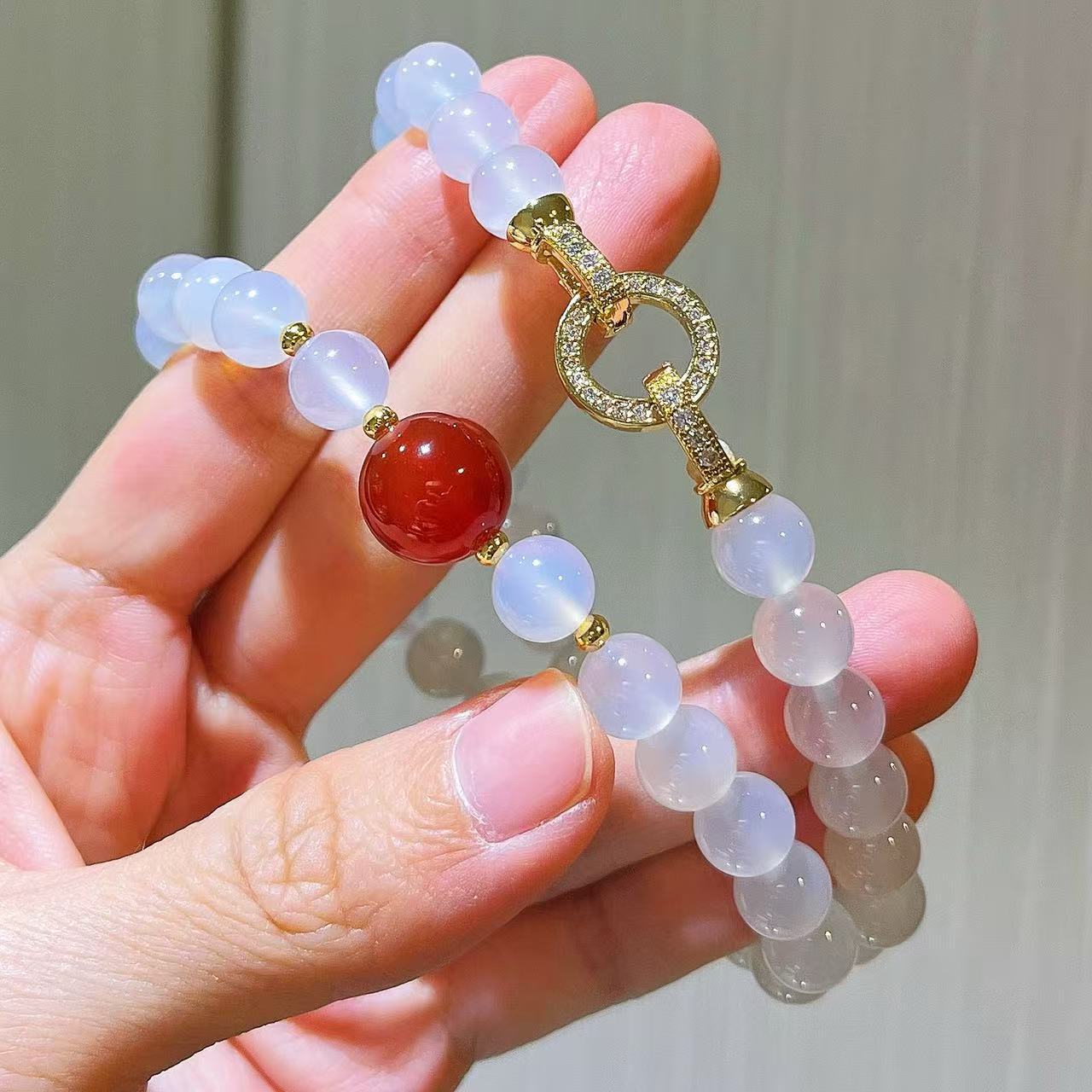 Designer High Quality Natural Carnelian Jade Necklace