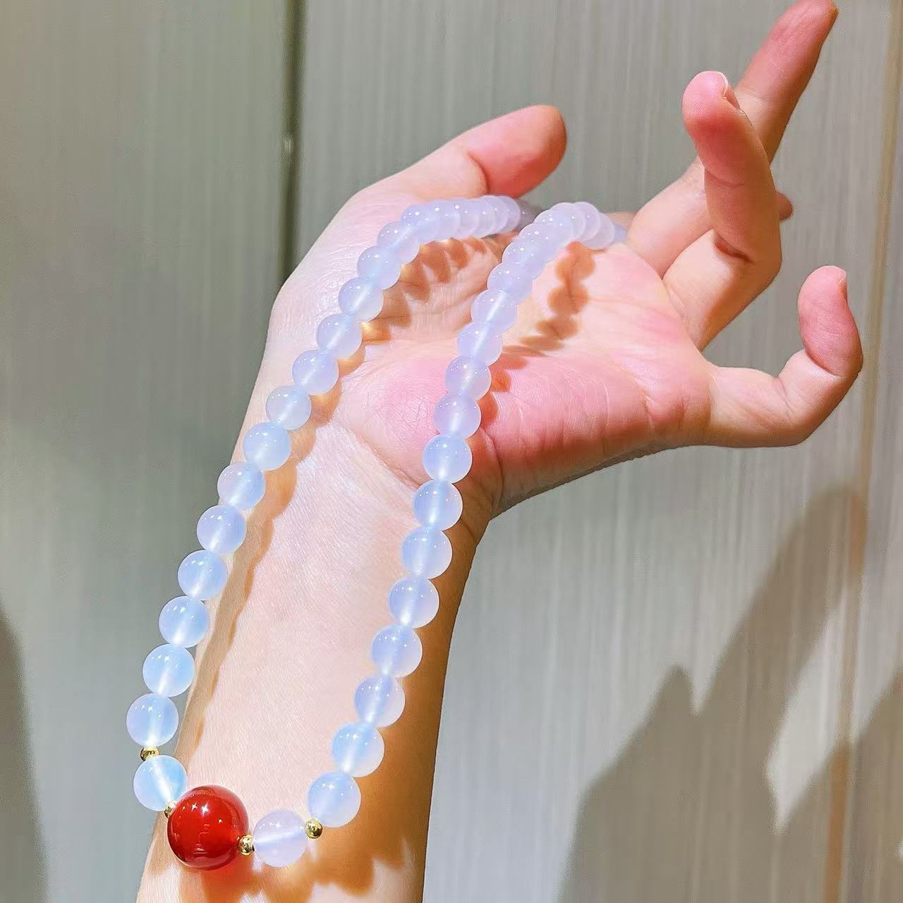 Designer High Quality Natural Carnelian Jade Necklace