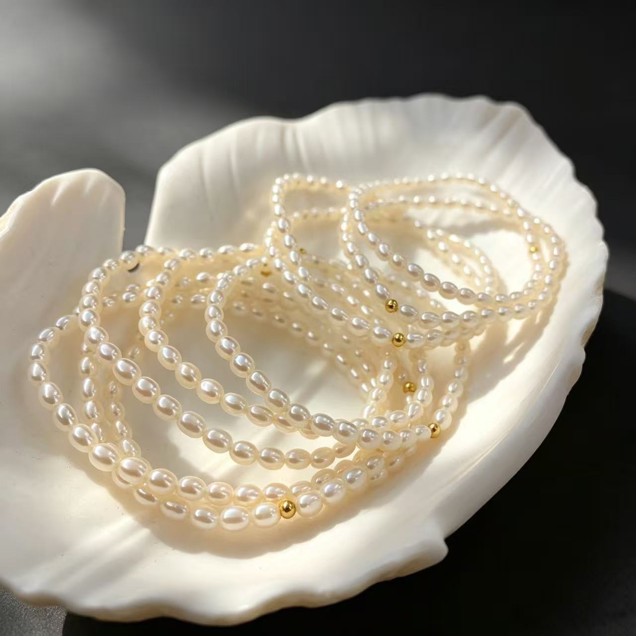 Natural Freshwater Pearl 5mm Bracelet