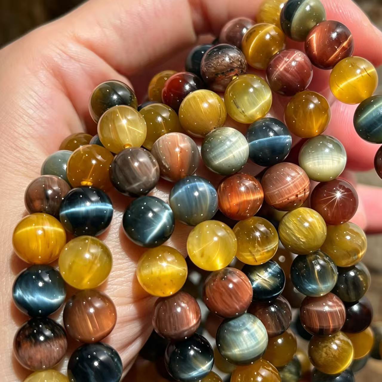 Natural Tiger's Eye 8mm Bracelet