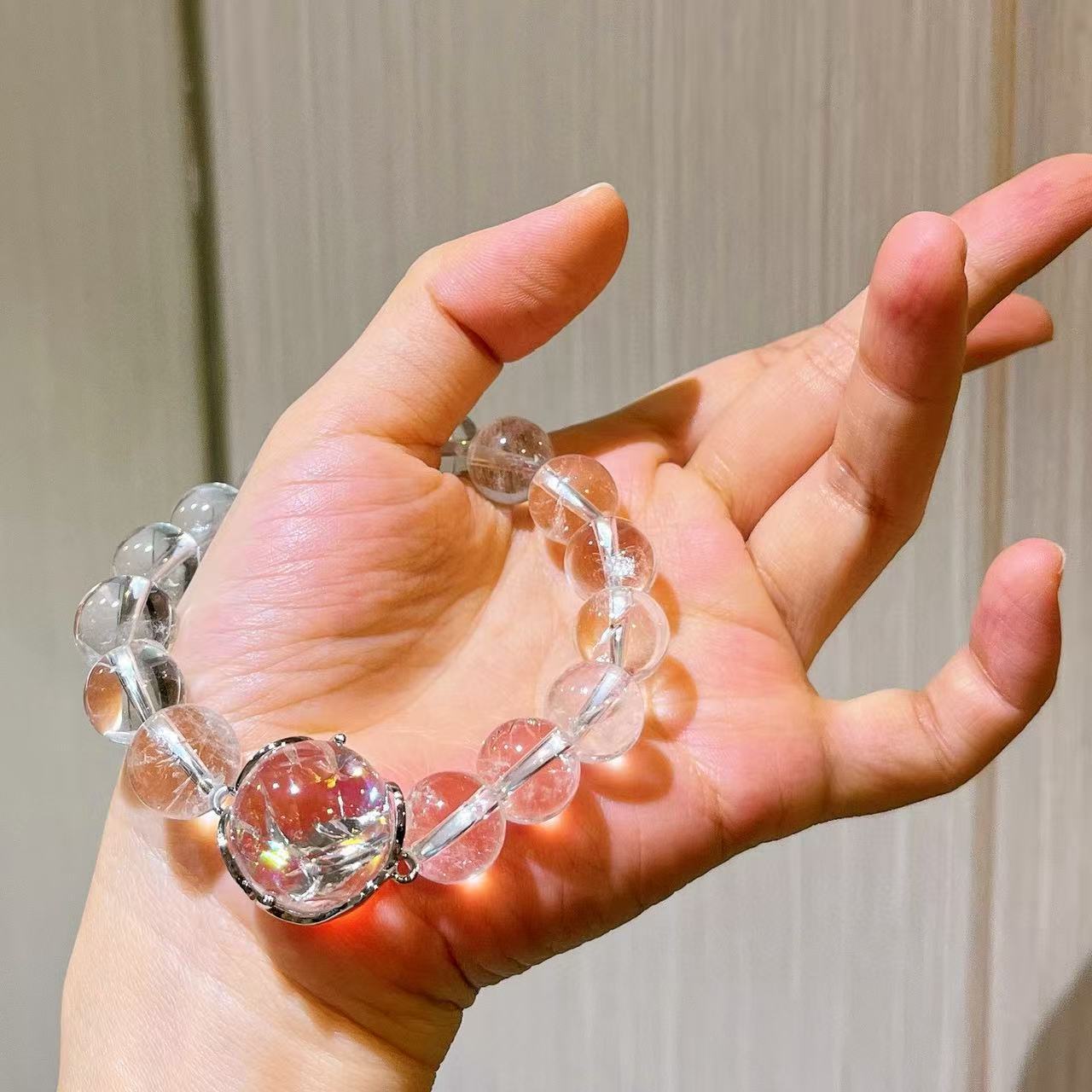Natural Clear Quartz 12mm Bracelet
